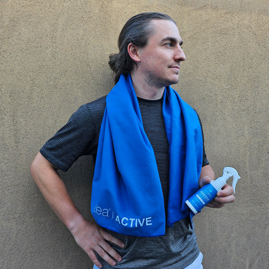 Zea Large Microfibre Gym Towel