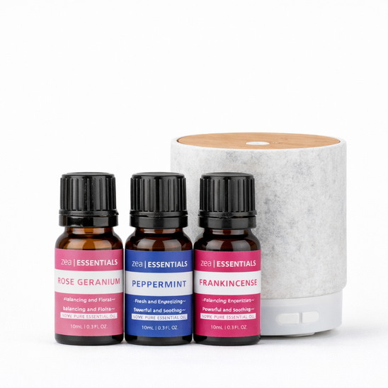 Perimenopause Comfort Trio - With Aromatherapy Diffuser - Stone